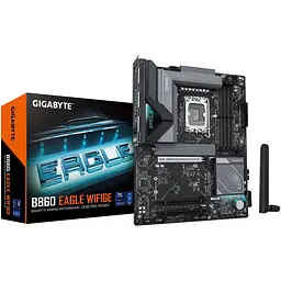 Материнська плата Gigabyte B860 EAGLE WIFI6E s1851 B860 4xDDR5 M.2 Wi-Fi BT HDMI DP ATX - мініатюра 4