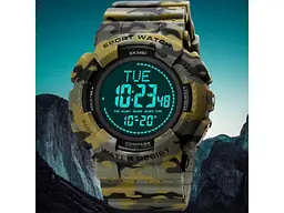 Чоловічий наручний годинник 2195CMGN Camo Green Skmei acs0030161 - мініатюра 4