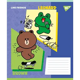 Набір зошитів Yes Line Friends Funny А5, 24 аркуші 20 шт. (767644) - мініатюра 3