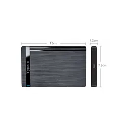 Кишеня зовнішня Dynamode 2.5" SATA/SSD HDD - USB 3.1 Type-C (DM-CAD-25317C) - мініатюра 7