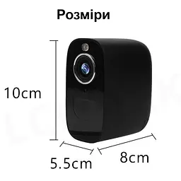 4G камера відеоспостереження вулична з великим акумулятором 10 400 мАг LCTEK S30 до 10 днів роботи (100966) - мініатюра 5