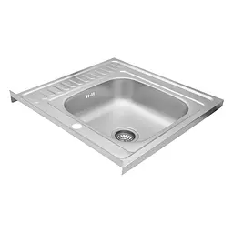 Кухонна мийка Kroner KRP Dekor-6060L (0,6 мм) CV022812, Decor - мініатюра 3