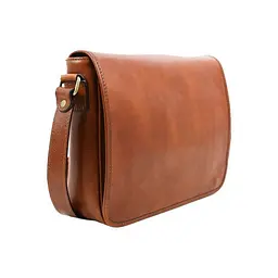 Чоловіча шкіряна сумка через плече Time Resistance 25х32х8 см sum0025715 - мініатюра 3