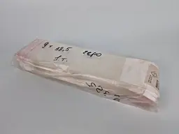 Пакет прозорий поліпропіленовий зі скотчем та європідвісом 3,5см розмір 9х32,5 щільність 25 мкр 1000 шт/уп. - мініатюра 6