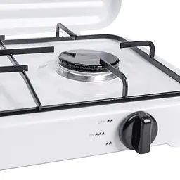 Настільна газова плита Sokany SK-6002W 2 конфорки 4.4 кВт під балонний газ для Білий - мініатюра 6