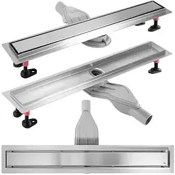 Трап для душу Rea Neox 60 Superflow brushed steel 2в1 REA-G2705