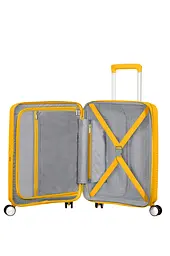 American Tourister Валіза American Tourister, Soundbox, поліпропілен, мала, 55см, 35.5/41л, TSA, 4 колеса, EXP, жовтий - мініатюра 5