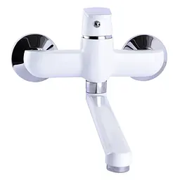 Змішувач для кухні зі стіни Globus Lux Laguna GLA-0104-7-white Білий - мініатюра 4
