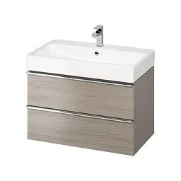 Тумба для ванної кімнати Cersanit Virgo 80 см Сірий/Хром S522-028 30412