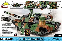 Конструктор COBI танк Abrams 2623 - мініатюра 3