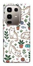 TPU чохол Demsky Cats pattern для Infinix Note 50 Pro 4G