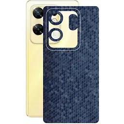 Защитная пленка StatusSKIN для Infinix Zero 30 4G Корпус Винил Соты синие