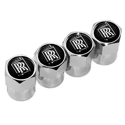 Ковпак вентиля колеса ROLLS-ROYCE 4 шт Тюнінг Сірі - мініатюра 2