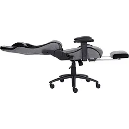Геймерське крісло GT Racer X-2534-F Fabric Gray/Black Suede [121429] - мініатюра 6