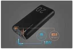 Повербанк - зовнішній акумулятор Silicon Power QS15 20000mAh чорний (SP20KMAPBKQS150K) - мініатюра 5