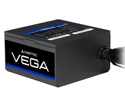 Блок живлення 750 Вт, Chieftec VEGA, чорний, 80+ золотистий, 135 мм FDB, 3xMolex/6xSATA/1x16-pin/4x6+2-pin/2x4+4-pin