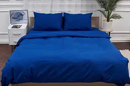 Комплект постільної білизни Moon&Star Дитячий 110x140 см наволочки 2x50x70 см Blue Бязь Gold Люкс - мініатюра 2