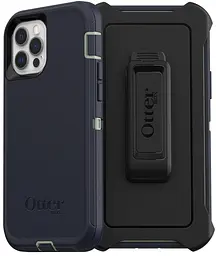 Чохол протиударний з кліпсою OtterBox Defender 77-65402 для iPhone 12/12 Pro (6.1") Blue