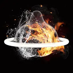 Презервативи OLO Ice Fire (3 штуки) Babydoll Універсальний.. Жовтий 7000-1 - мініатюра 6