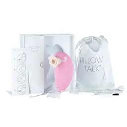 Стимулятор Pillow Talk - Dreamy Розкішний вакуумний кліторальний із кристалом Swarovski, 19.8х3.8 см рожевий - мініатюра 5