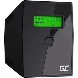 Лінійно-інтерактивний ДБЖ Green Cell UPS01LCD (600VA/360W)