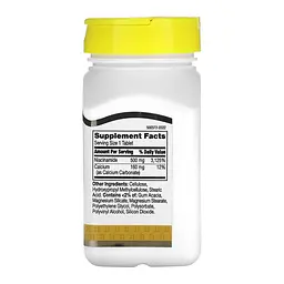 Вітамін B3 500 мг 21st Century (Niacinamide) - 110 таблеток - мініатюра 2