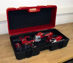 Кейс для інструменту E-Box L70/35, 25x70x35см, пластик Einhell hoz0012836 - мініатюра 3