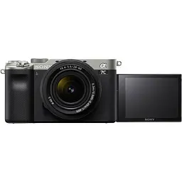 Бездзеркальний фотоапарат Sony Alpha A7C Kit FE 28-60mm F4-5.6 Silver (ILCE7CLS) [132034] - мініатюра 2