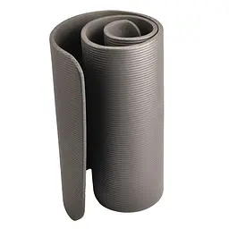 Килимок гімнастичний NBR FitMat 190×62×1,5 см, чорний, для фітнесу й йоги - мініатюра 8