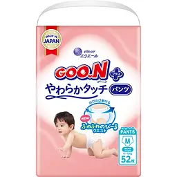 Трусики-підгузки GOO.N Plus M (6-12 кг) 52 шт. (21001085)