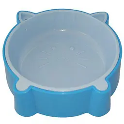 Пластикова миска AnimAll для кішок S, 200 мл, блакитна