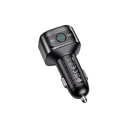 FM модулятор HOCO E67, Black, Box - мініатюра 5