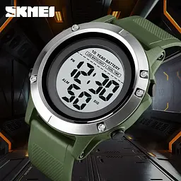 Спортивний наручний годинник Skmei 1518 (Зелений) - мініатюра 6