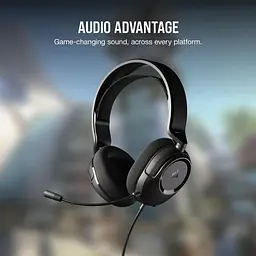 Ігрові навушники Corsair HS35 Surround v2 Multiplatform Gaming Carbon (CA-9011386) [148143] - мініатюра 2