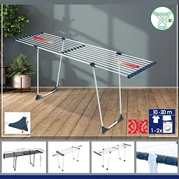 Сушарка для білизни підлогова Casa Si CasaFlex 20 White (CS92179B04) - мініатюра 4