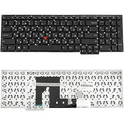 Клавіатура для ноутбука LENOVO (ThinkPad: S531, S540) rus, black, без фрейма - мініатюра 2