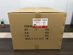 Відро для сміття сенсорне прямокутне Koer TC-020112-02 12 л нержавіюча сталь KR5582, Нержавіюча сталь - мініатюра 4