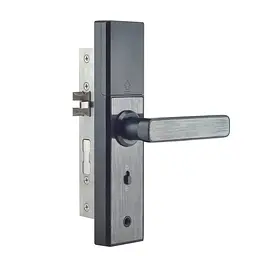 Замок біометричний автономний Trinix TRL-5108BTF Black Left з Bluetooth, зчитувачем відбитків пальців і карт Mifare (65-00028)
