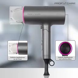 Фен дорожній Profi Care PC-HTD 3073 Pink - мініатюра 3