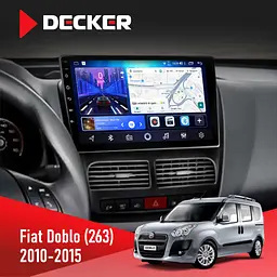 Штатна магнітола Fiat Doblo (263) 2010-2015 Decker D10-006 4x64, 4G Decker (НФ-00009482)