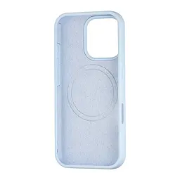 Чохол Silicone Case Full Cover with MagSafe iPhone 16 Pro Mist Blue - мініатюра 2
