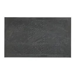 Килимок придверний Eco Fabric Листя без кромки чорний 45 х 75 см (4575-004) - мініатюра 2