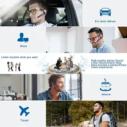 Бездротова Bluetooth гарнітура H03(UK) - мініатюра 7