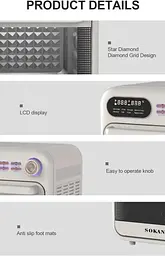 Мультипіч-аерофритюрниця Sokany SK-10003 18 л - мініатюра 3