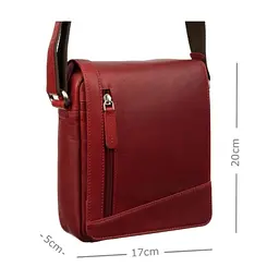 Сумка Visconti S7 Messenger Bag A5 Lee Red (S7 RED) - мініатюра 2