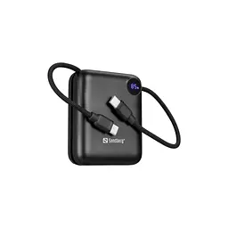 Батарея універсальна Sandberg 10000mAh PD/3.1/20W, QC/3.0, USB-C In/Out, with 2 cables USB-C (421-26) - мініатюра 2