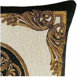 Наволочка Прованс Baroque-1, 45х45 см біла із золотим (25616) - мініатюра 2