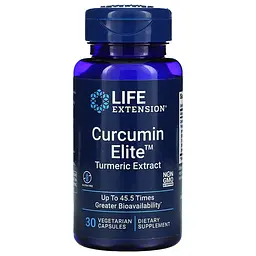 Натуральна добавка Life Extension Curcumin Elite, 30 вегакапсул