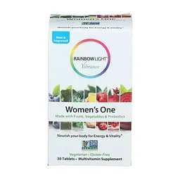 Вітамінно-мінеральний комплекс Rainbow Light Полівітаміни для жінок, Women's One Vibrance, 30 таблеток (RLT21704)
