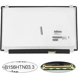 УЦІНКА! Матриця 15.6" B156HTN03.3 (1920*1080 40pin LED SLIM(вертикальні вушка) матова роз'єм праворуч внизу) для ноутбука